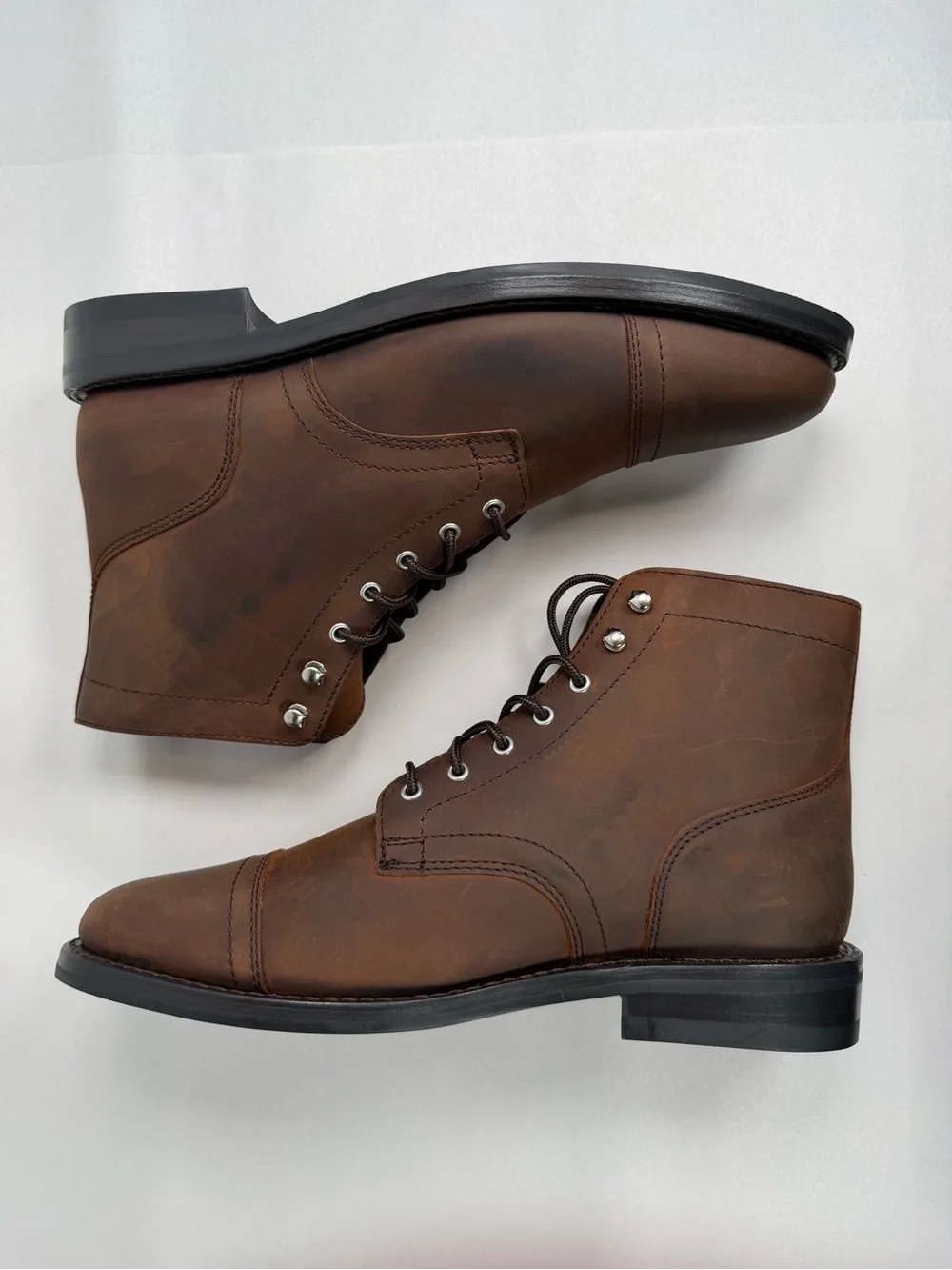 Thursday Boot Co. Men’s Arizona Captain Boots Size 11 Brown Cap Toe Boots